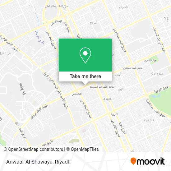 Anwaar Al Shawaya map