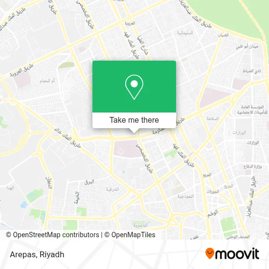 Arepas map