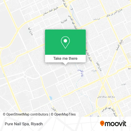Pure Nail Spa map