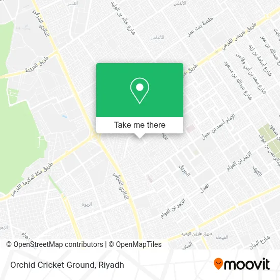 Orchid Cricket Ground map