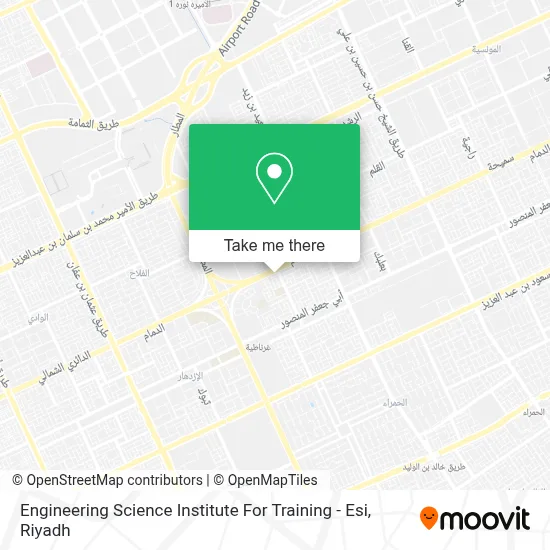 Engineering Science Institute For Training - Esi map