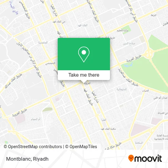 Montblanc map