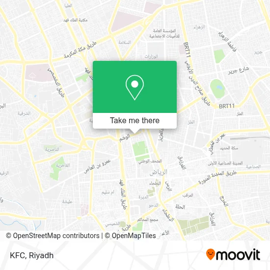 KFC map