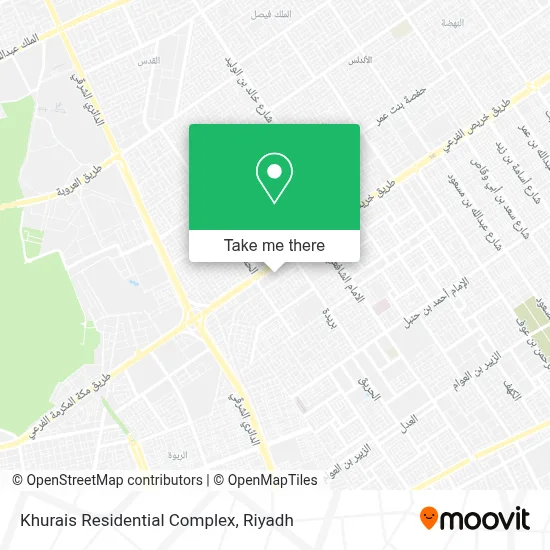 Khurais Residential Complex map
