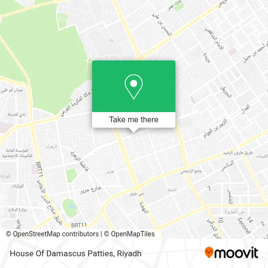 House Of Damascus Patties map