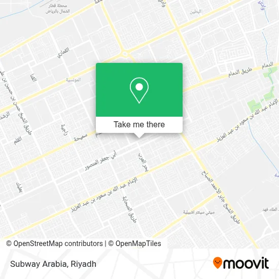 Subway Arabia map