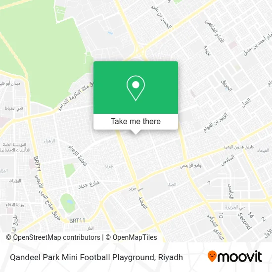 Qandeel Park Mini Football Playground map