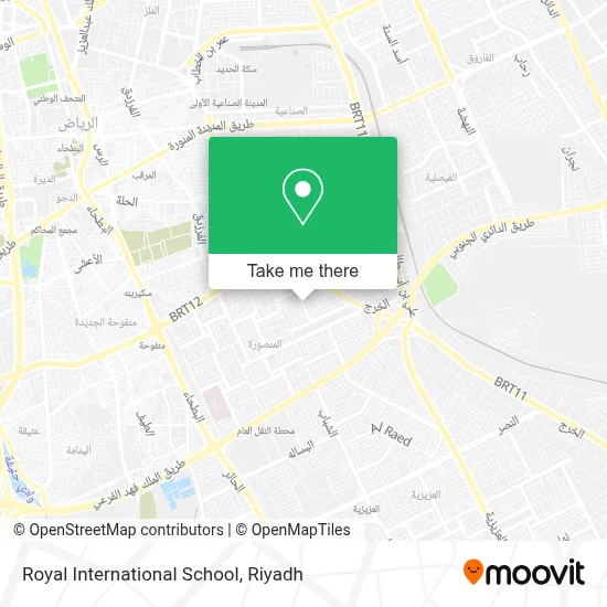 Royal International School map
