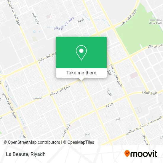La Beaute map