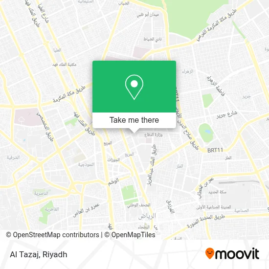 Al Tazaj map