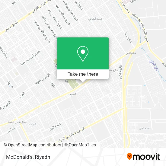 McDonald's map