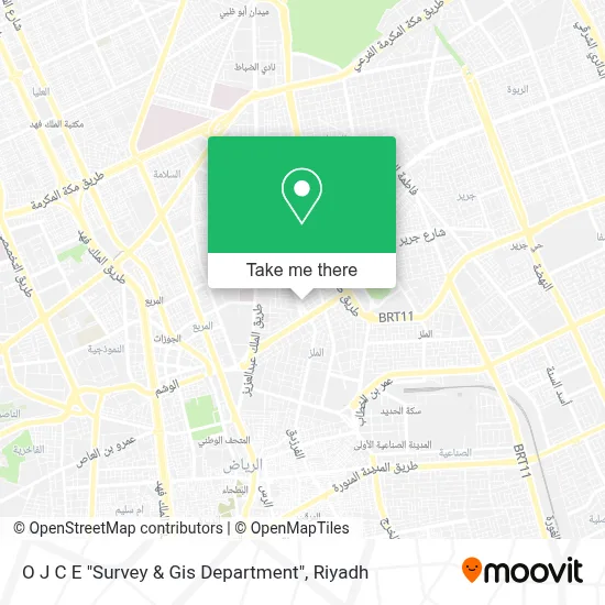 O J C E "Survey & Gis Department" map