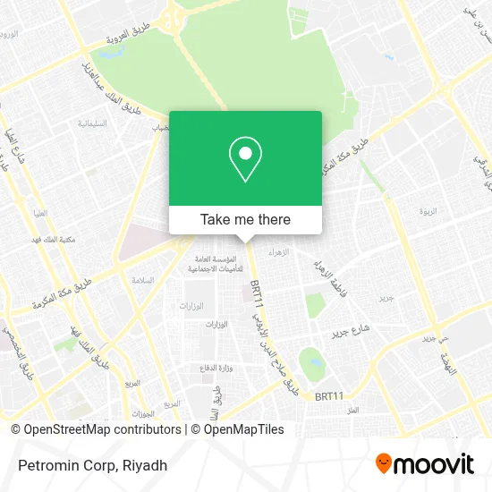 Petromin Corp map