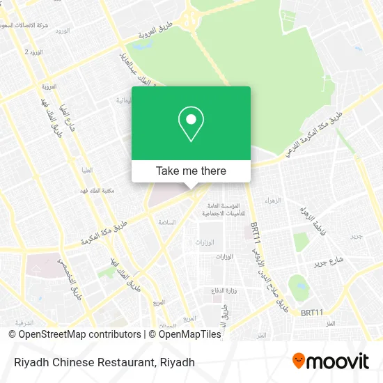 Riyadh Chinese Restaurant map