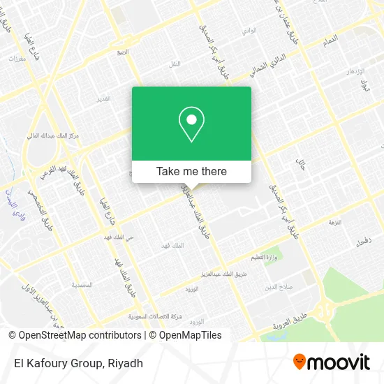 El Kafoury Group map