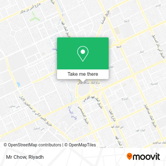 Mr Chow map