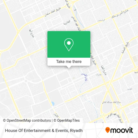 House Of Entertainment & Events map