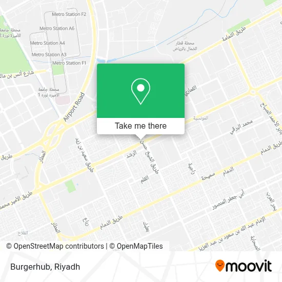 Burgerhub map