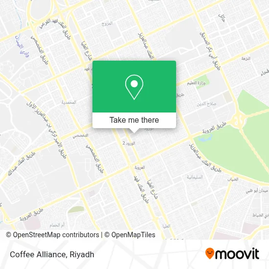 Coffee Alliance map