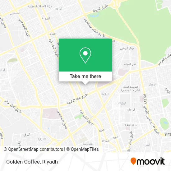 Golden Coffee map