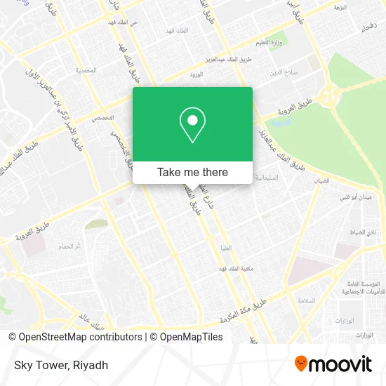 Sky Tower map