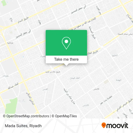 Mada Suites map