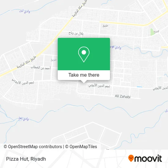 Pizza Hut map