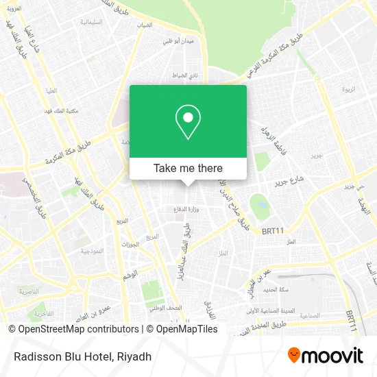 Radisson Blu Hotel map