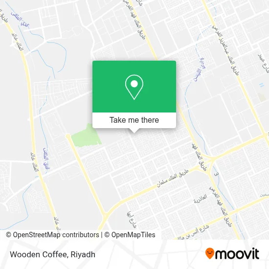 Wooden Coffee map
