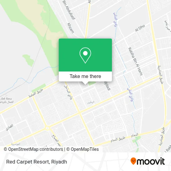 Red Carpet Resort map