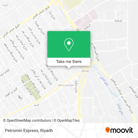Petromin Express map