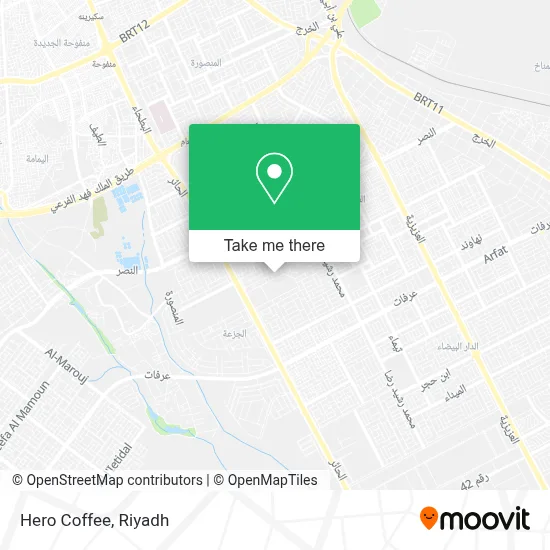 Hero Coffee map