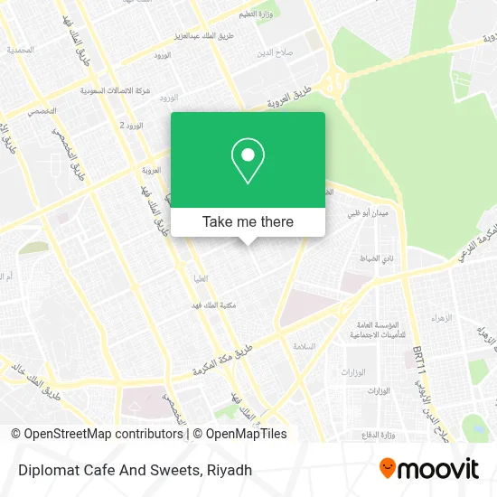 Diplomat Cafe And Sweets map