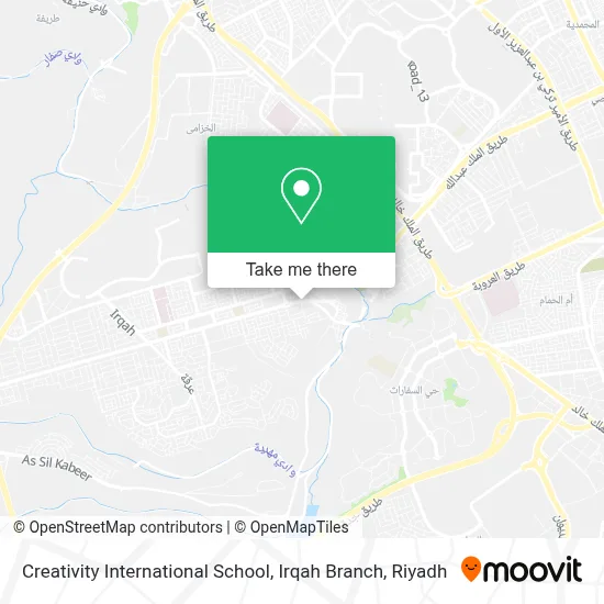 Creativity International School, Irqah Branch map