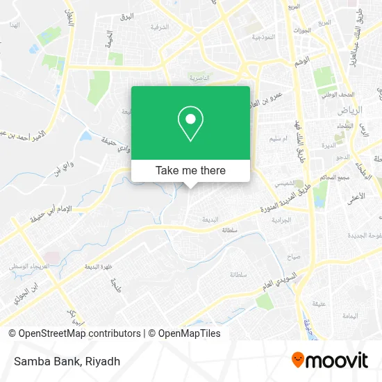 Samba Bank map
