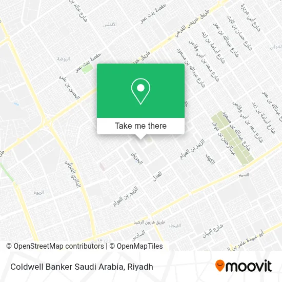 Coldwell Banker Saudi Arabia map