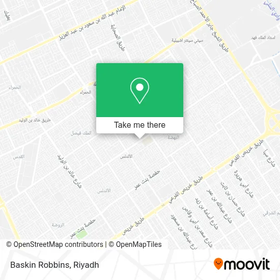 Baskin Robbins map