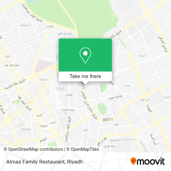Almas Family Restaurant map