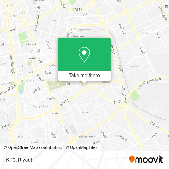 KFC map
