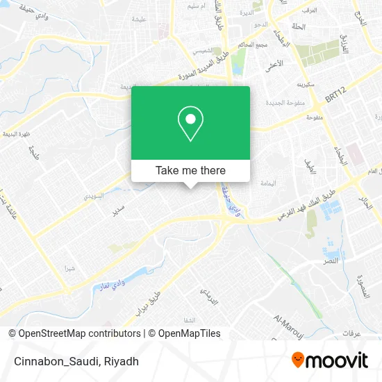Cinnabon_Saudi map