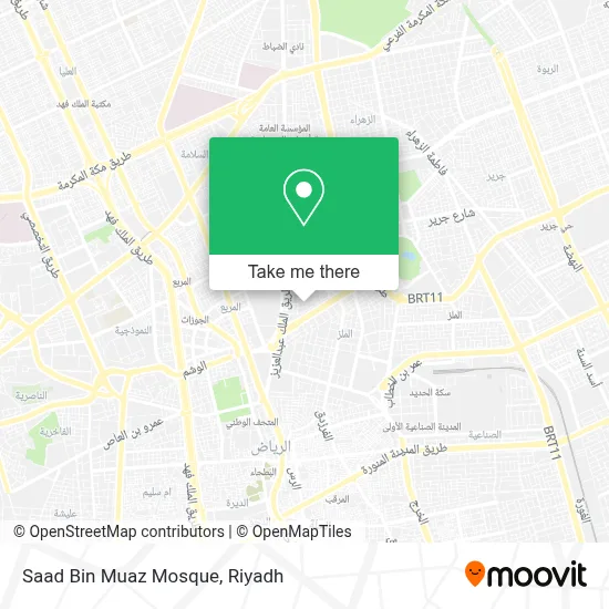 Saad Bin Muaz Mosque map