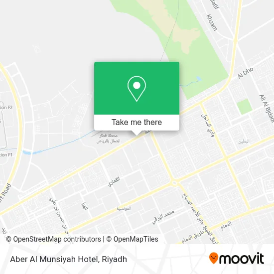 Aber Al Munsiyah Hotel map
