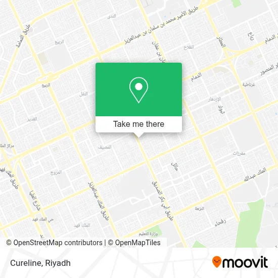 Cureline map