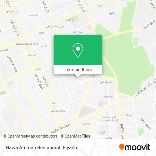Hawa Amman Restaurant map