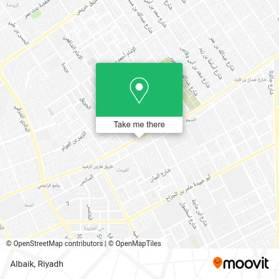 Albaik map