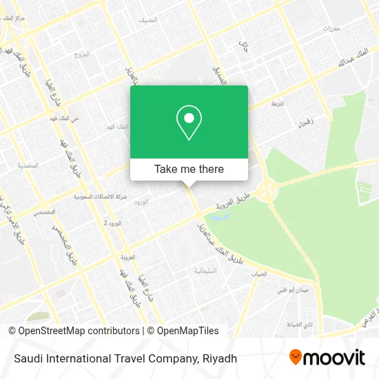 Saudi International Travel Company map