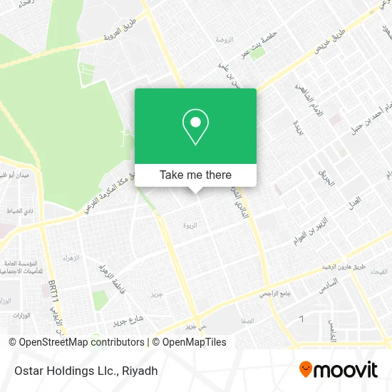 Ostar Holdings Llc. map
