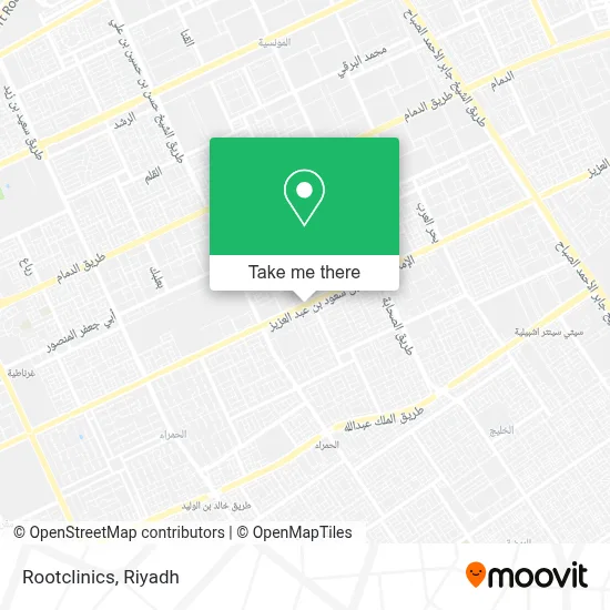 Rootclinics map