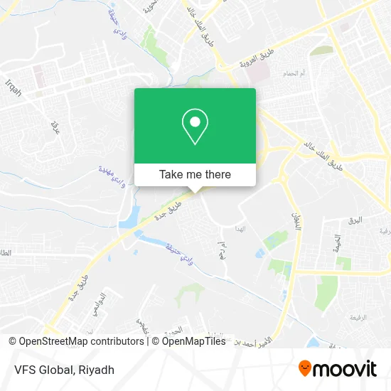 VFS Global map