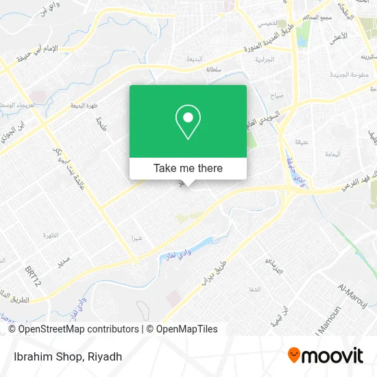 Ibrahim Shop map